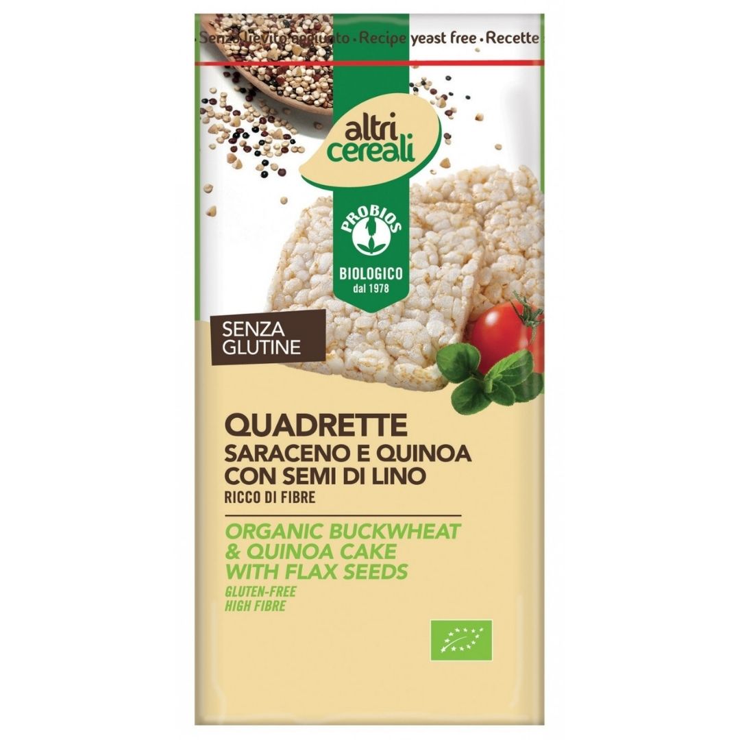 QUADRETTE SARACENO E QUINOA BIO